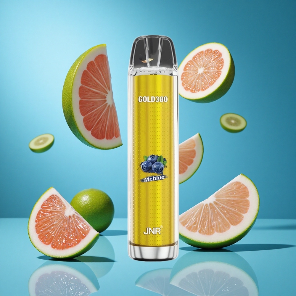 Синьо JNR Gold380 6000 Пуфове 13мл Bulgaria vapes
