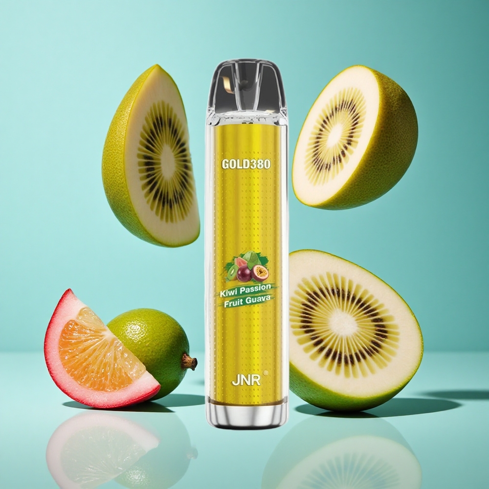 Киви Пасифрукта Гуава JNR Gold380 6000 Пуфове 13мл e-течност Bulgaria vapes