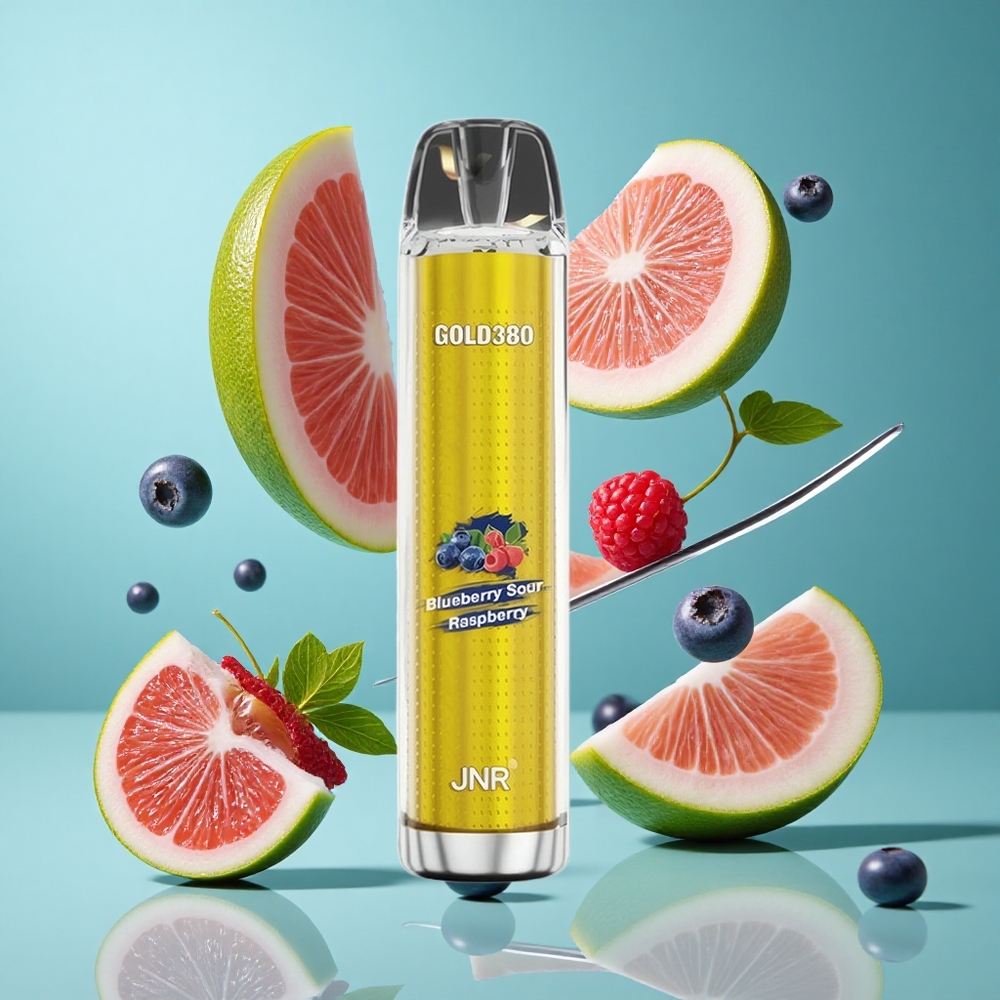 Гроздово Кисела Малина JNR Gold380 6000 Пуфове 1500mAh Батерия Bulgaria vapes