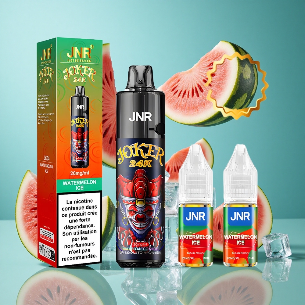 Диня Лед JNR Joker 24000 Пуфове 2% Никотин Refillable Bulgaria vapes
