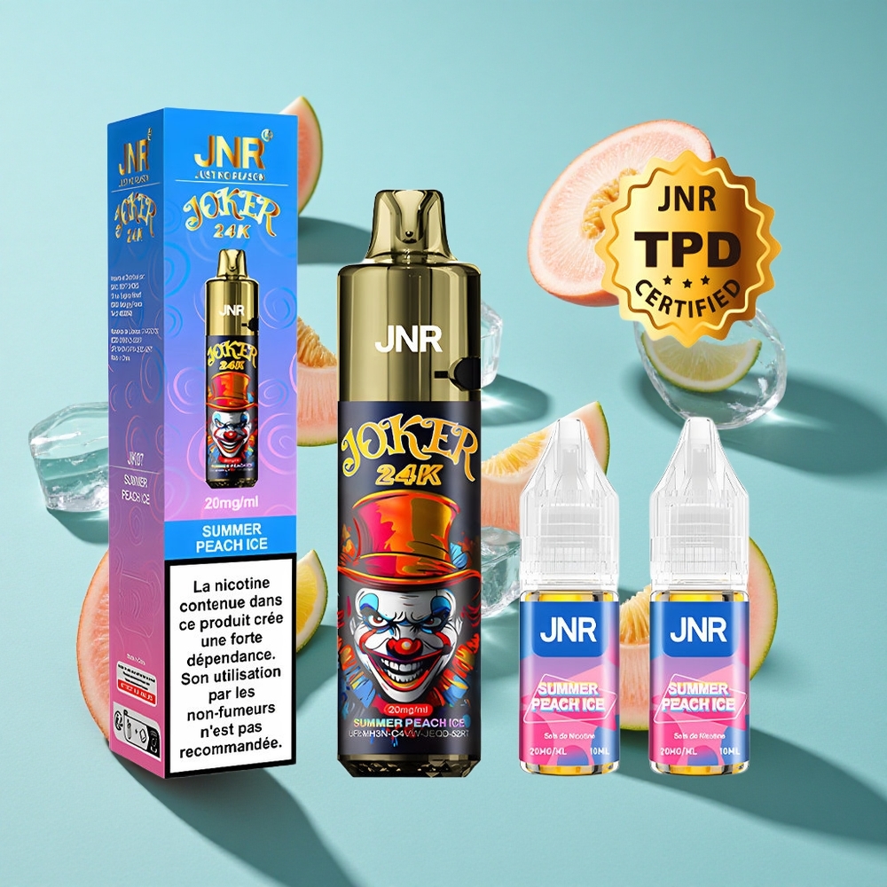 Лятна праскова лед JNR Joker 24000 Пуфове 800mAh Батерия Bulgaria vapes