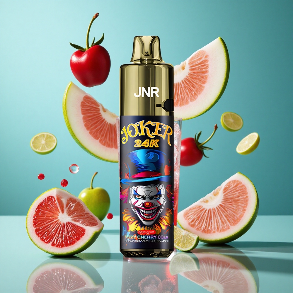 Газирана черешова кола JNR Joker 24000 пуфта Презареждаем Pod Bulgaria vapes