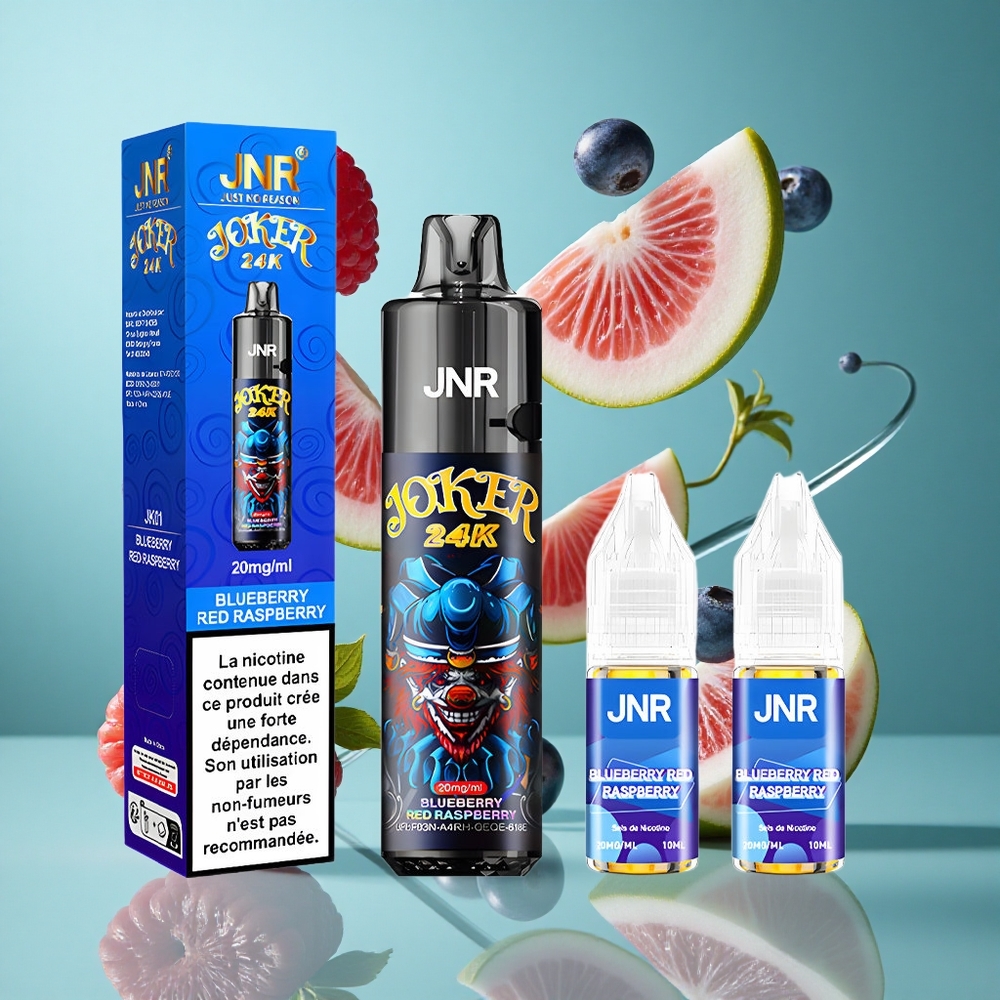 Боровинка Червена Малина JNR Joker 24K Пуфове 24000 Видим Нива на Течност Bulgaria vapes