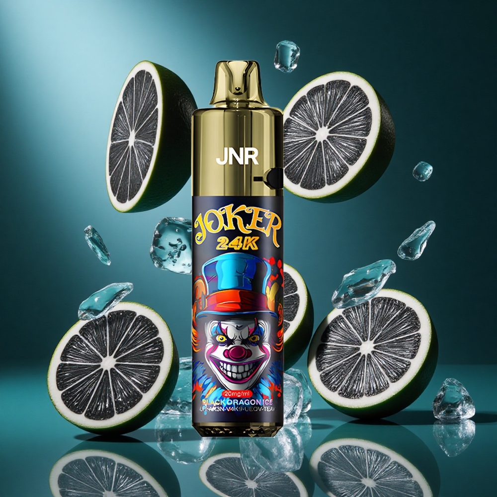 Черен Дракон Лед JNR Joker 24K Puffs 24000 Пуфове 800mAh Батерия Bulgaria vapes