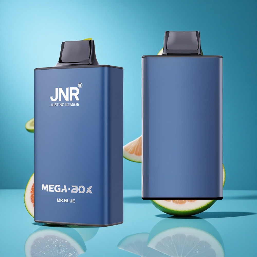 Синьо JNR Mega Box 25000 Пуфове 30ml E-течност Bulgaria vapes