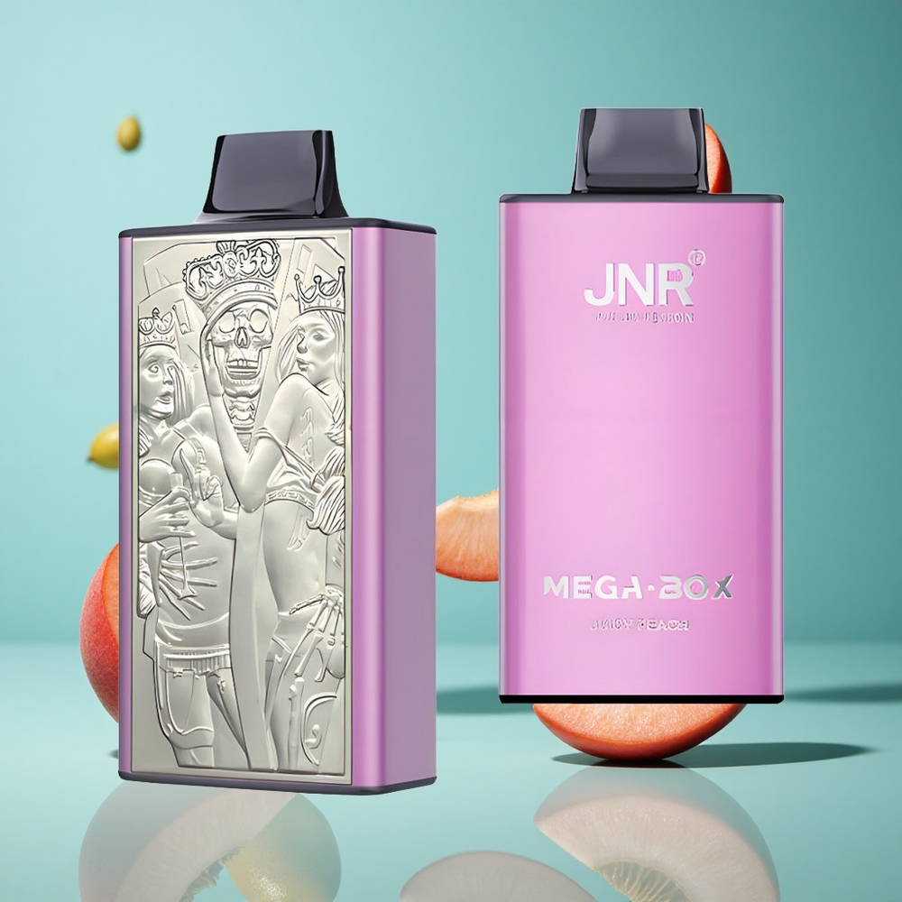 Сочен праскова JNR Mega Box 25000 Пуфове 850mAh Батерия Bulgaria vapes