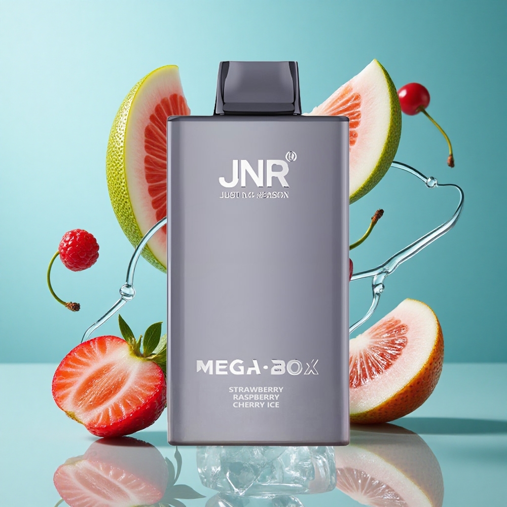Ягода Малина Череша Лед JNR Mega Box 25000 Въздухоизтегляния 850mAh Батерия Bulgaria vapes