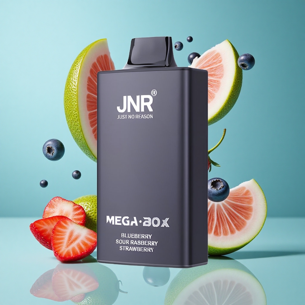 Боровинка Кисла Малина Ягода JNR Mega Box 25000 Пуфове Dual Mesh Bulgaria vapes