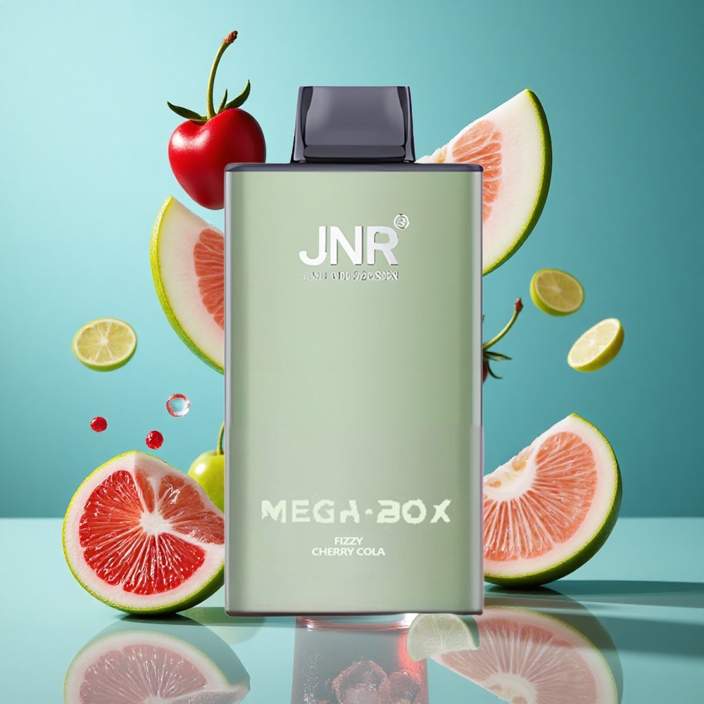 Газирана Черешова Кола JNR Mega Box 25000 Пуфове Dual Mesh Bulgaria vapes