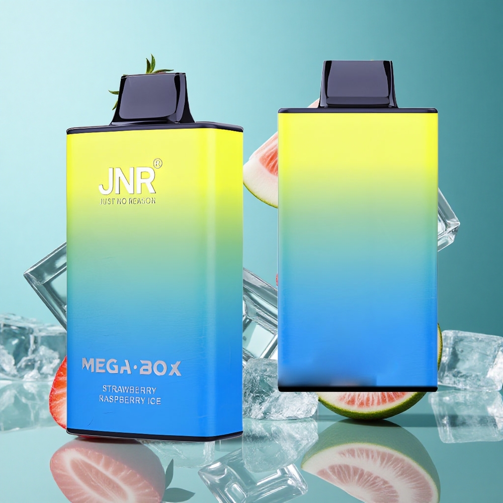 Ягода Малина Лед JNR Mega Box 25000 Пуфове Dual Mesh Coil Bulgaria vapes