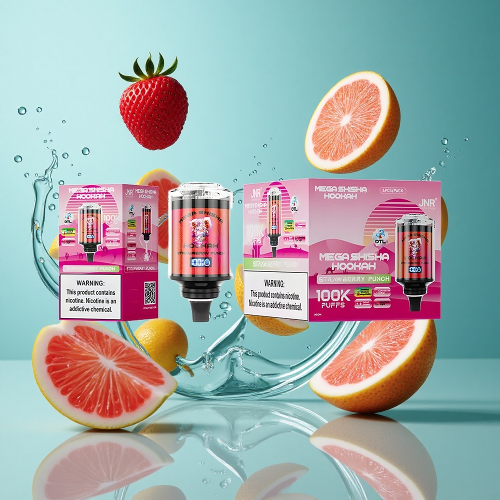 Ягодов удар JNR Mega Shisha 100K Пуфове 60ml Bulgaria vapes