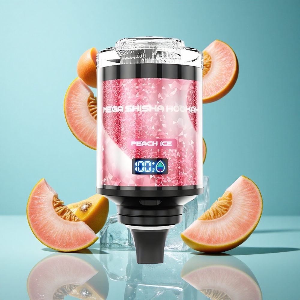 Праскова Лед JNR Mega Shisha 100K Пуфове Smart Screen Bulgaria vapes