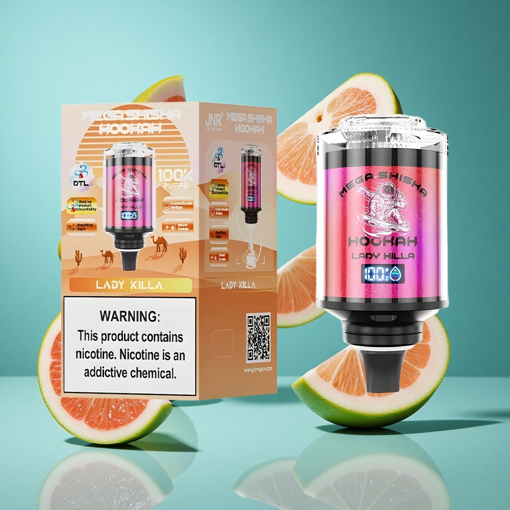 Лейди Кила JNR Mega Shisha Hookah 100K Десктоп Съвместимост 100000 Пуфове Bulgaria vapes