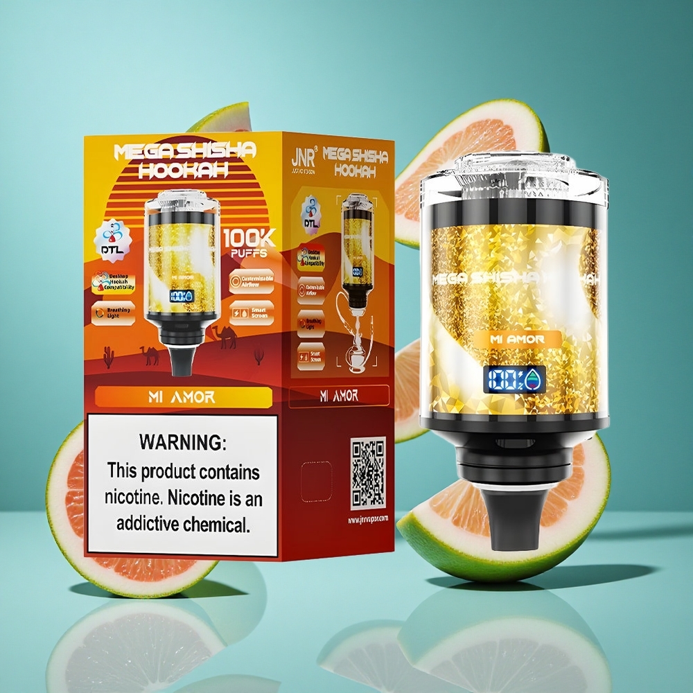 Ми Амор JNR Mega Shisha Hookah 100K Десктопна Съвместимост 100 000 Пуфове Bulgaria vapes