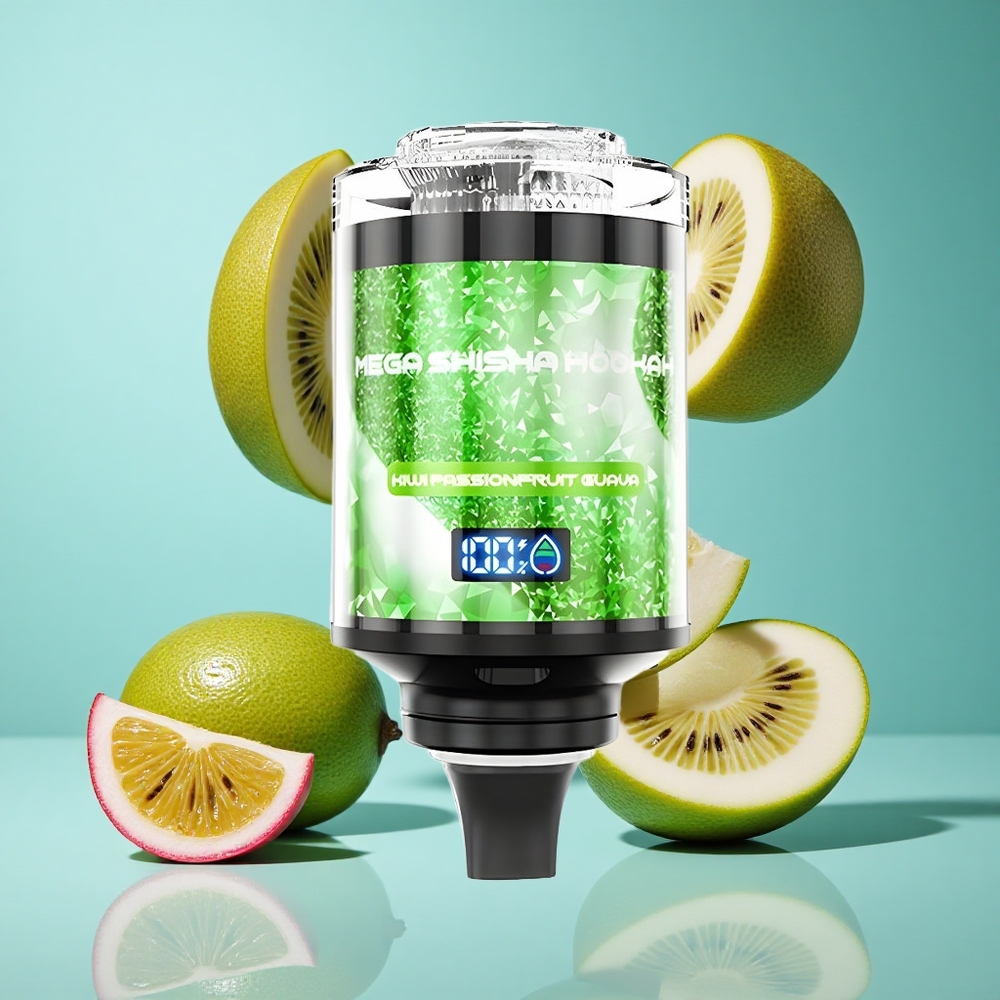 Киви Пасънфрут Гуава JNR Mega Shisha Hookah 100K Десктопен 2200mAh Bulgaria vapes