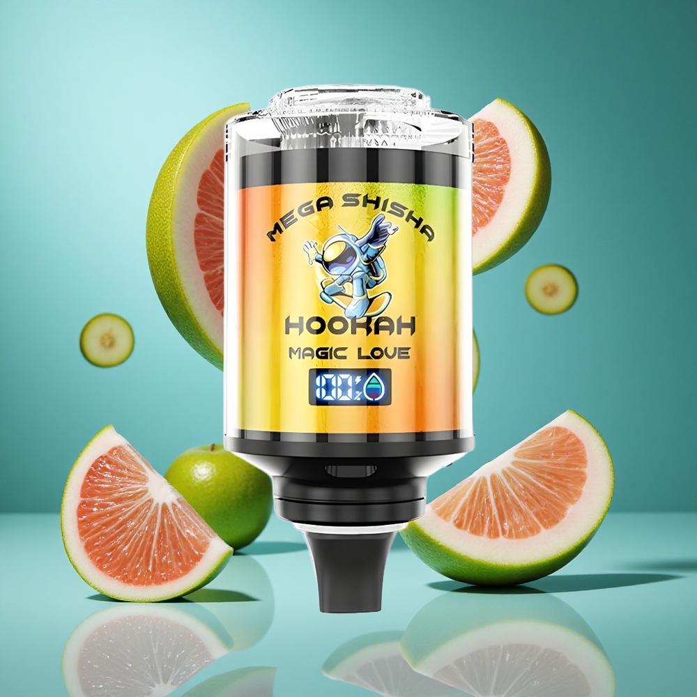 Вълшебна любов JNR Mega Shisha Hookah 100K Десктоп съвместимост Bulgaria vapes