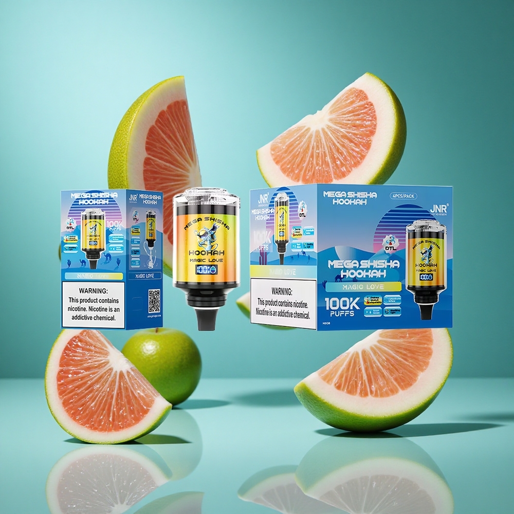 Вълшебна любов JNR Mega Shisha Hookah 100K Десктоп съвместимост Bulgaria vapes