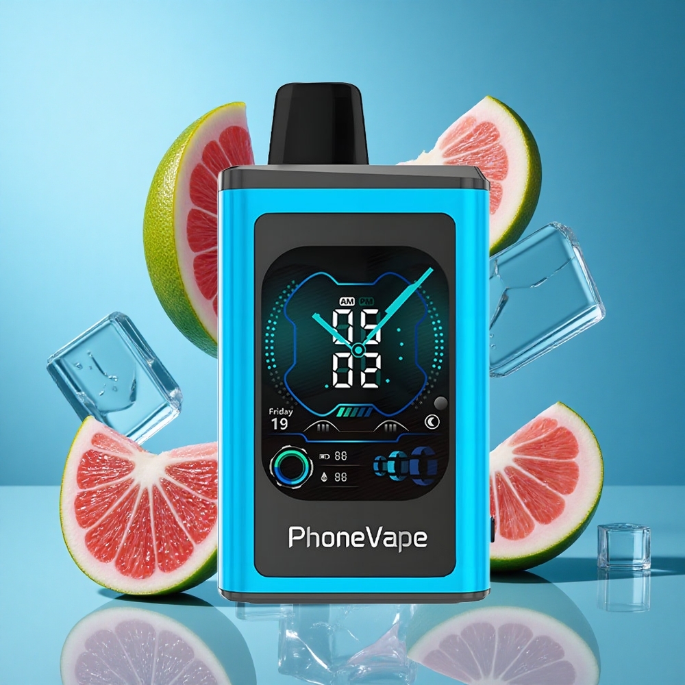 Синьо Раж Ледов JNR PhoneVape 30000 пуфовса Rechargeable App Controlled Bulgaria vapes