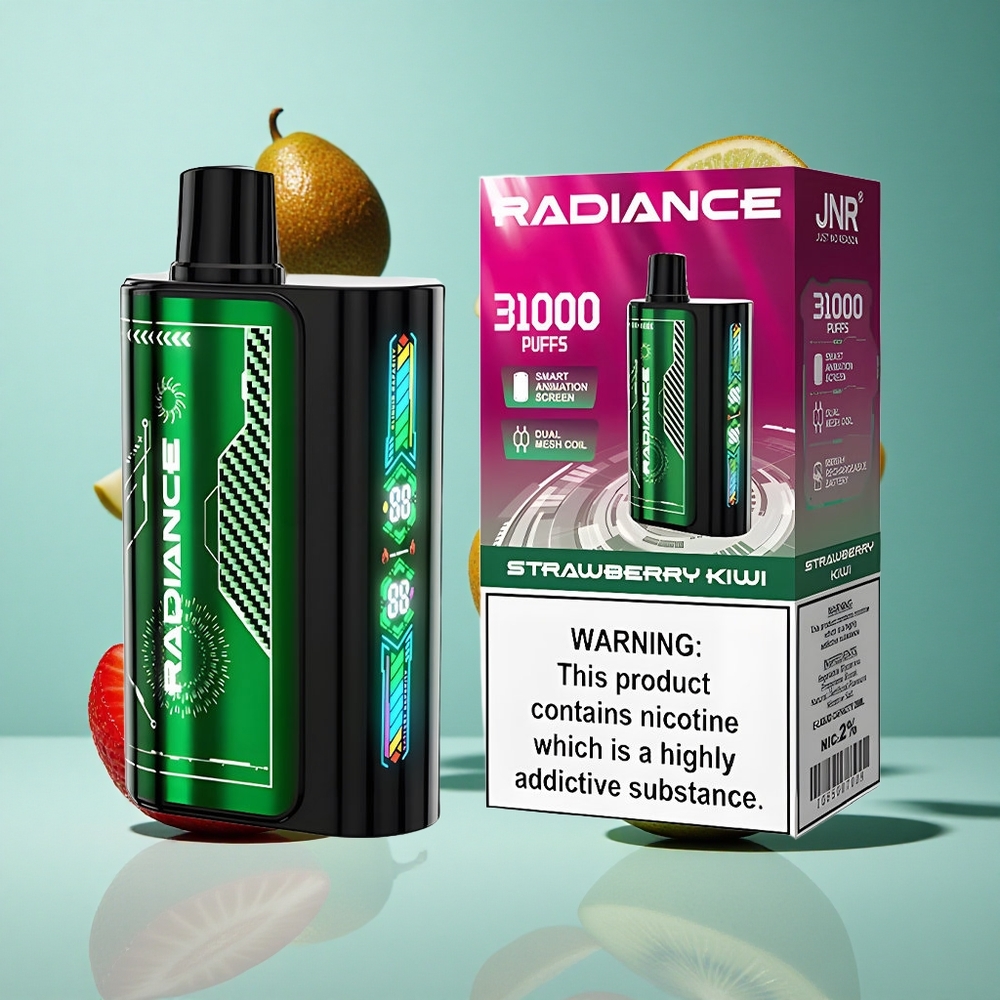 Ягода Киви JNR Radiance 31000 Пуфове 28мл Течност Bulgaria vapes