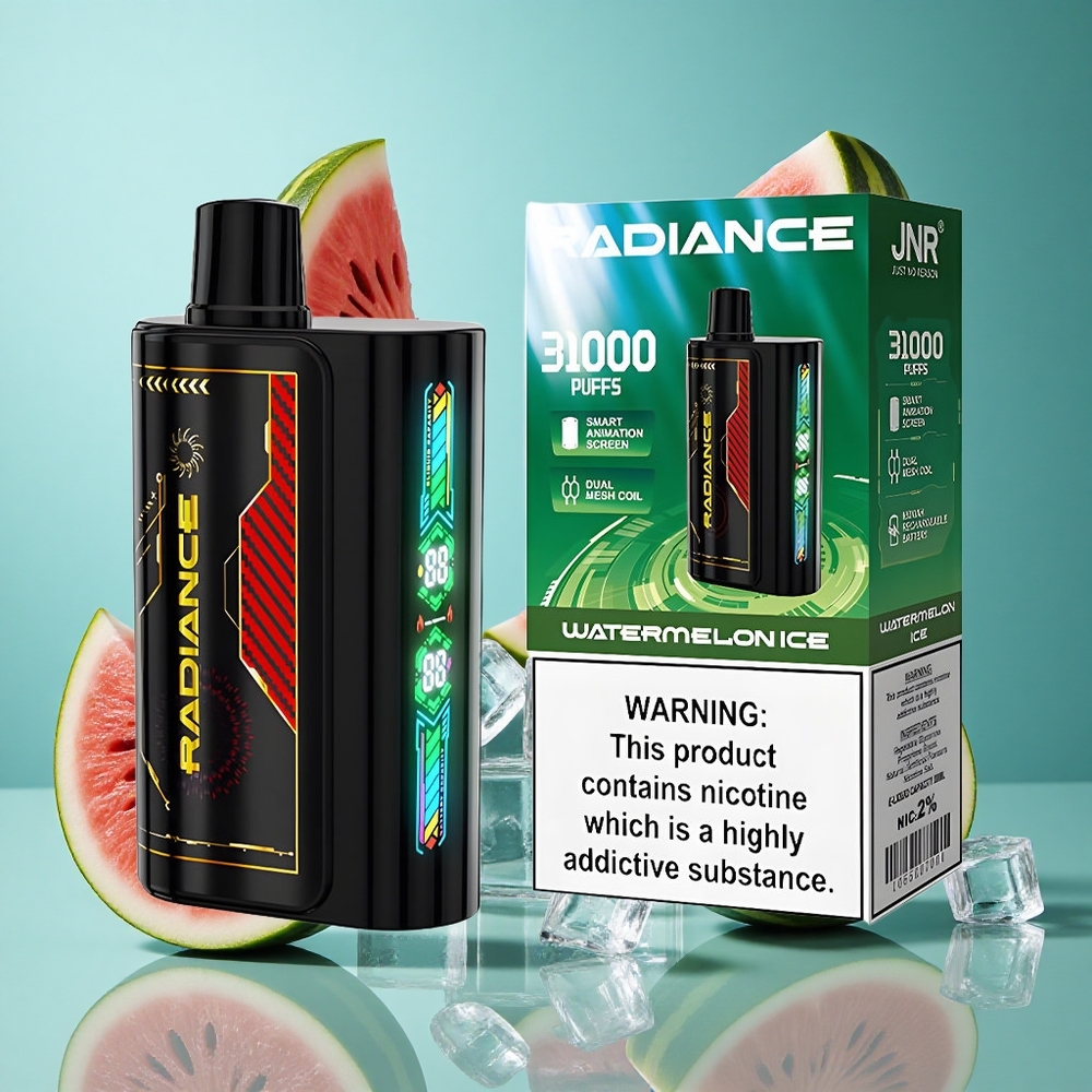 Диня Лед JNR Radiance 31000 Пуфове 28мл Течност Bulgaria vapes