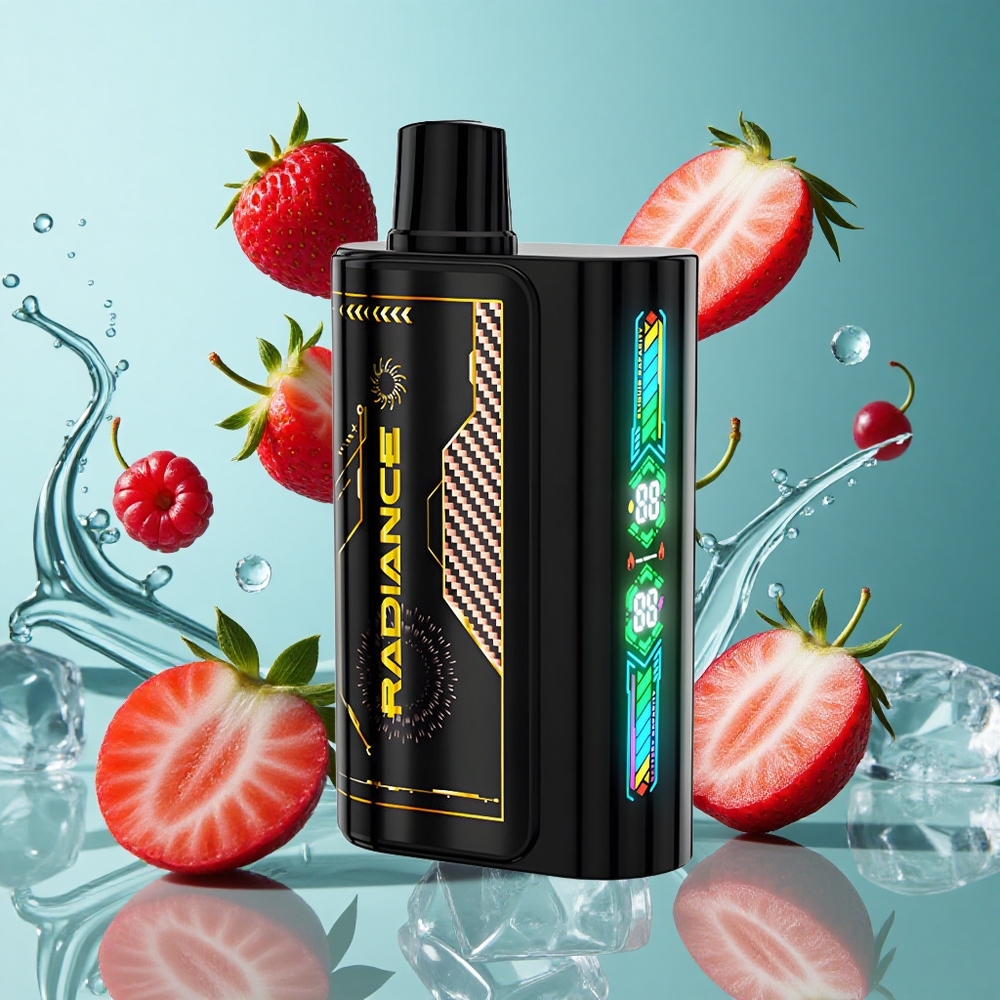 Ягода Малина Череша Лед JNR Radiance 31000 Въздухотеглилки Двойна Мрежеста Намотка Bulgaria vapes