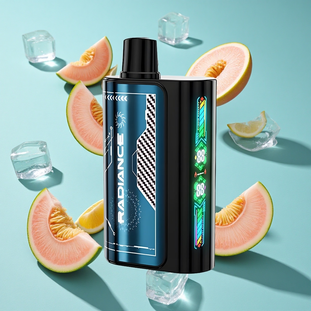 Лятна праскова лед JNR Radiance 31000 Пуфове затяжки Dual Mesh Bulgaria vapes