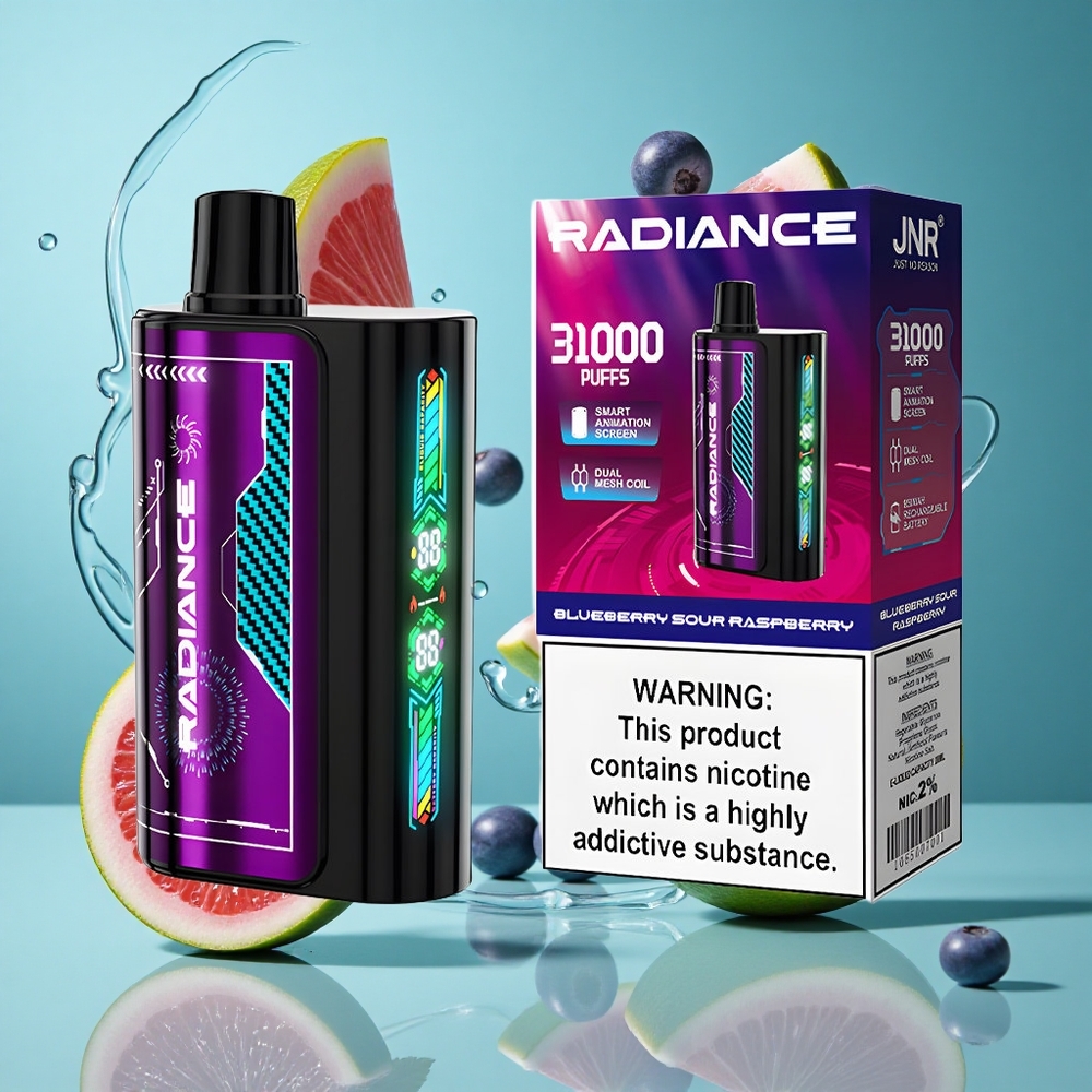 Боровинка Кисела Малина JNR Radiance 31000 Пуфове Dual Mesh Coil Bulgaria vapes