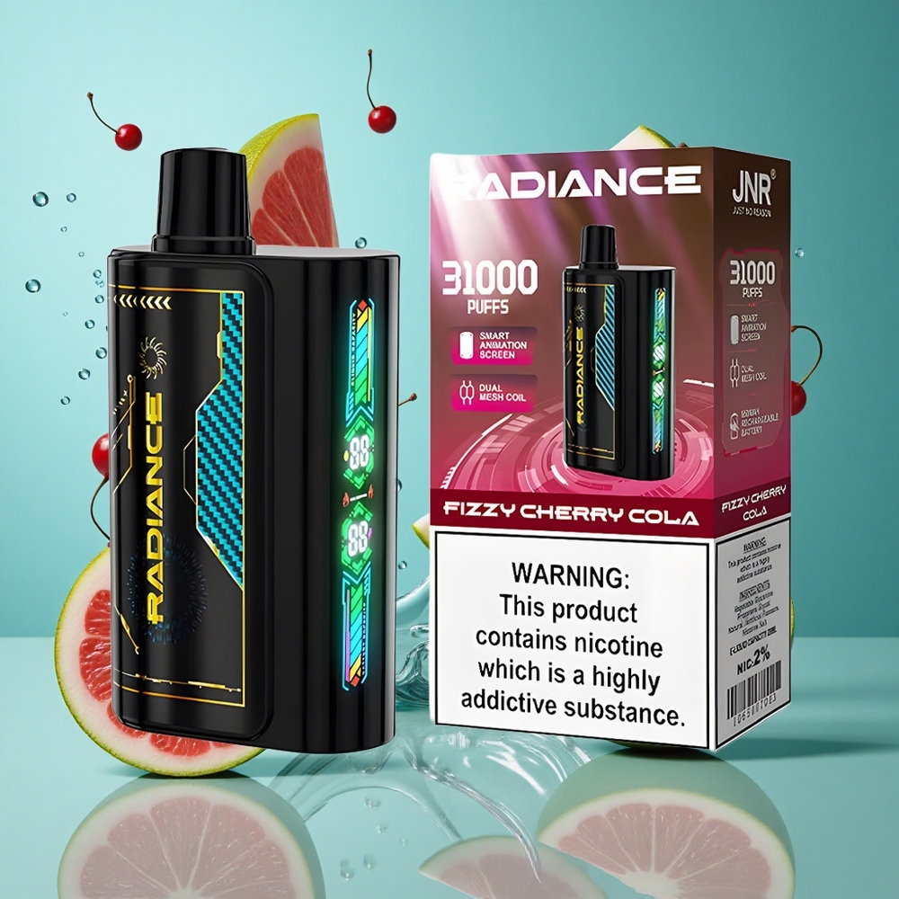 Фъсти Черешова Кола JNR Radiance 31000 Пуфове Dual Mesh Coil Bulgaria vapes