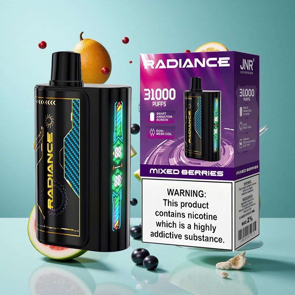 Смесени горски плодове JNR Radiance 31000 Пуфове Dual Mesh Coil Bulgaria vapes