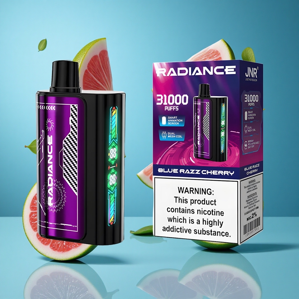 Синьо Малина Череша JNR Radiance 31000 Пуфове Smart Animation Bulgaria vapes