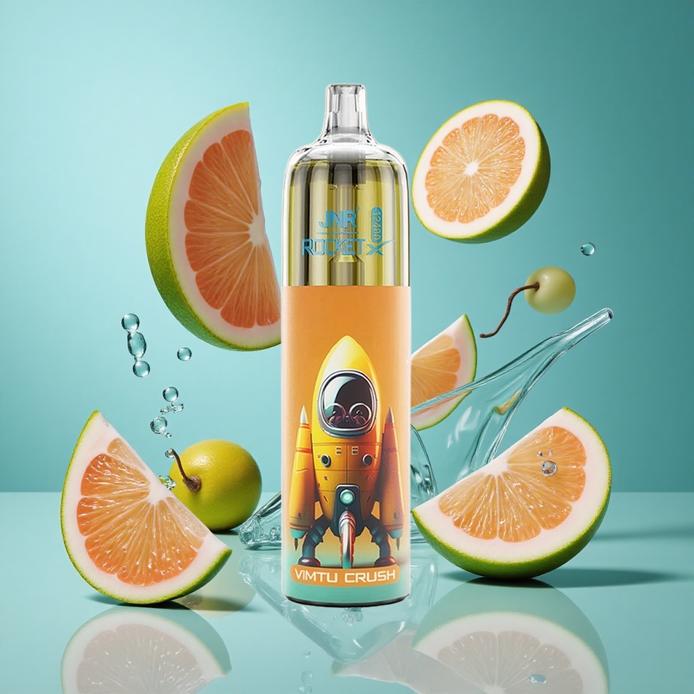 Вимту Кръш JNR Rocket-X 12400 Пуфове с RGB светлини и 850mAh батерия Bulgaria vapes