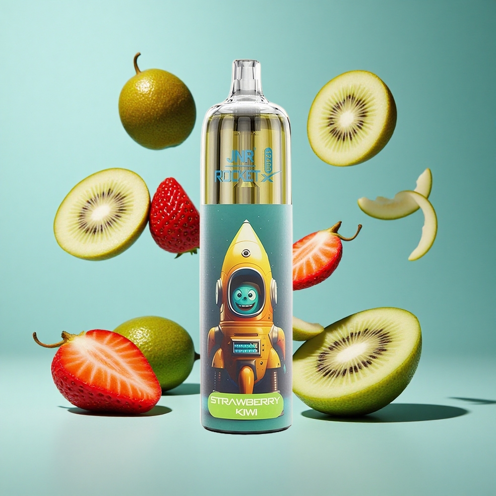 Ягода Киви JNR Rocket-X 12400 Пуфове RGB светлини Bulgaria vapes