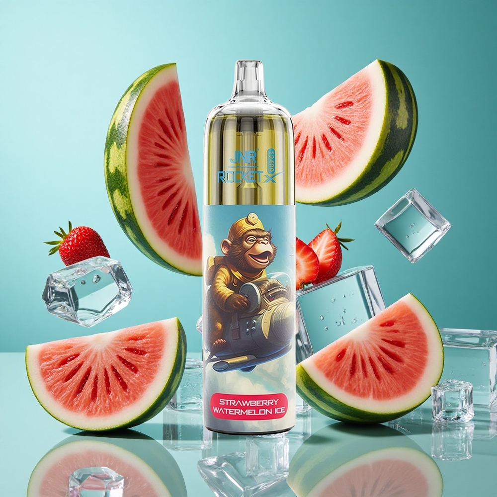 Ягода Диня Лед JNR Rocket-X 12400 Пуфове RGB Осветление Bulgaria vapes