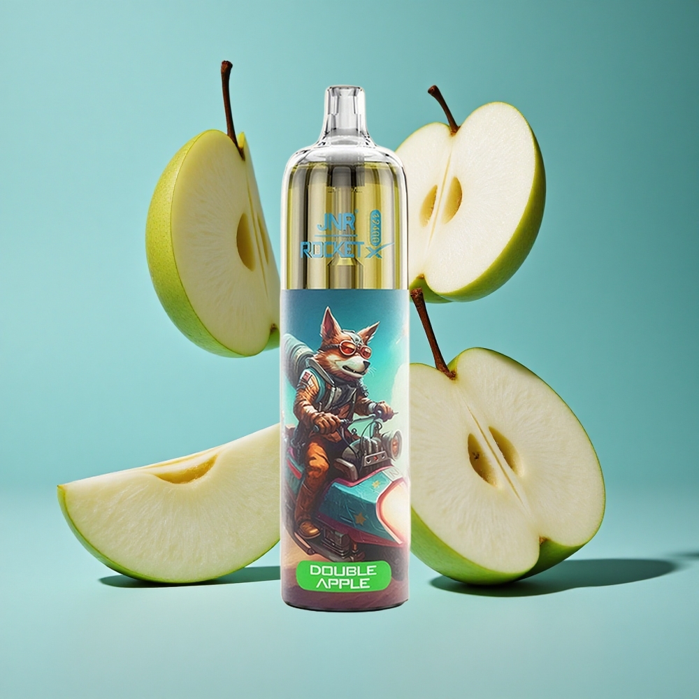 Двойна Ябълка JNR Rocket-X 12400 Пуфовa RGB светлини Bulgaria vapes