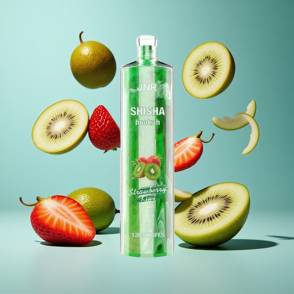 Ягода Киви JNR Shisha Hookah 12000 Пуфове 24мл Течност Bulgaria vapes