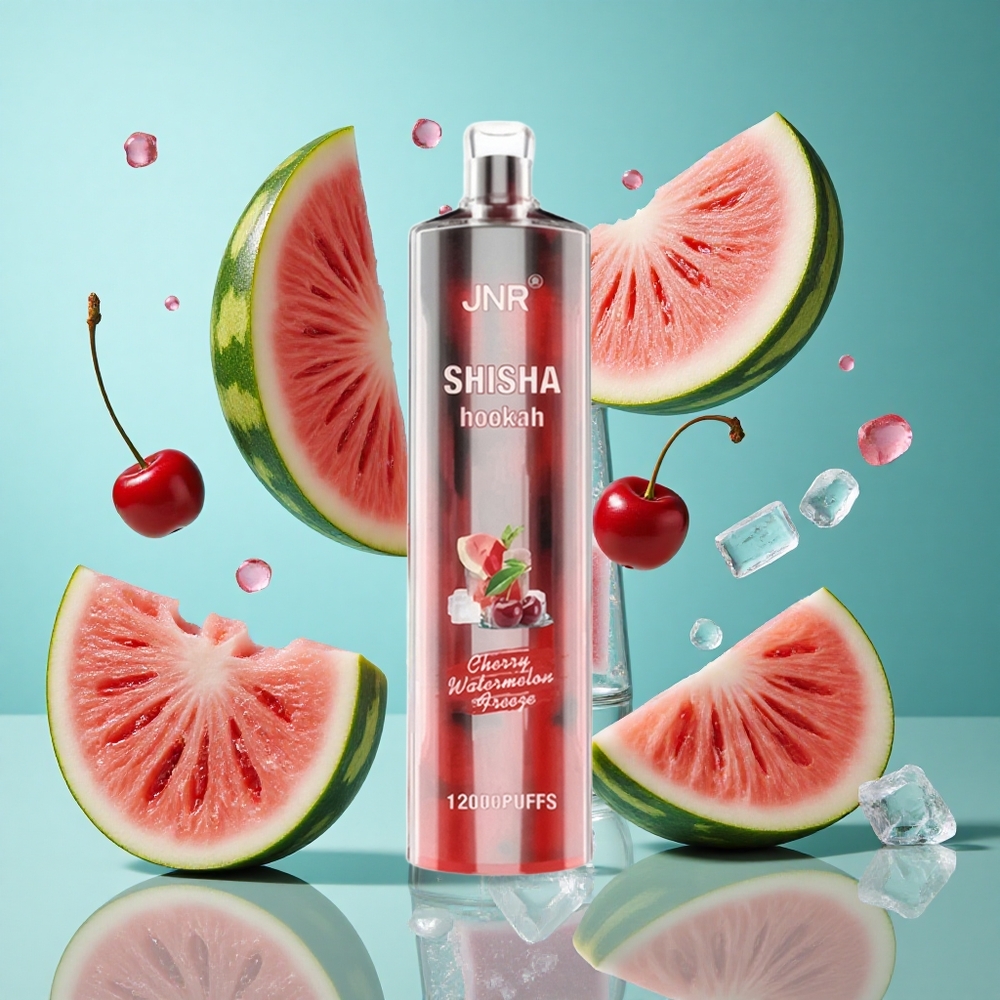 Череша Диня Замразяване JNR Shisha Hookah 12000 Пуфове 750mAh Bulgaria vapes