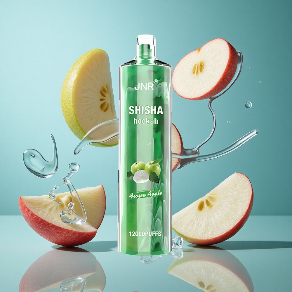 Замразена Ябълка JNR Shisha Hookah 12000 Пуфове 750mAh батерия Bulgaria vapes