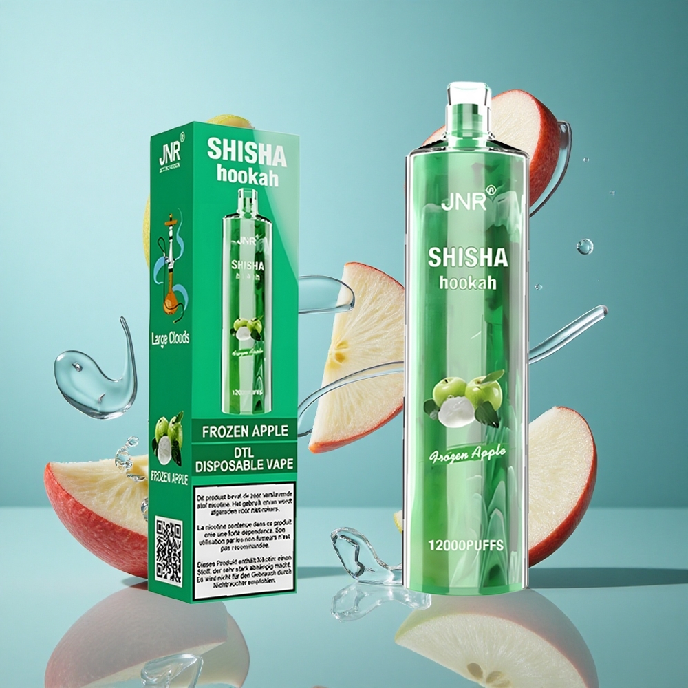 Замразена Ябълка JNR Shisha Hookah 12000 Пуфове 750mAh батерия Bulgaria vapes