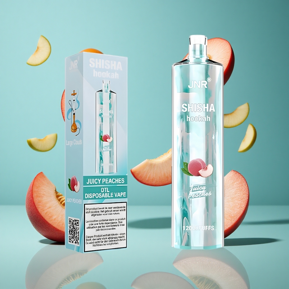 Сочени праскови JNR Shisha Hookah 12000 Пуфове 750mAh Bulgaria vapes