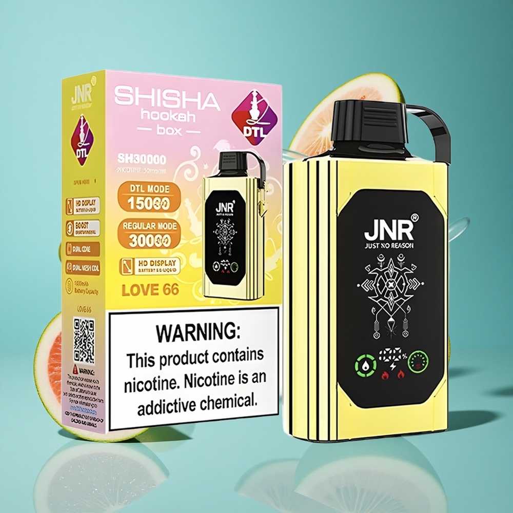 Любов 66 JNR Shisha Hookah Box 20500 Пуфове HD Дисплей Bulgaria vapes