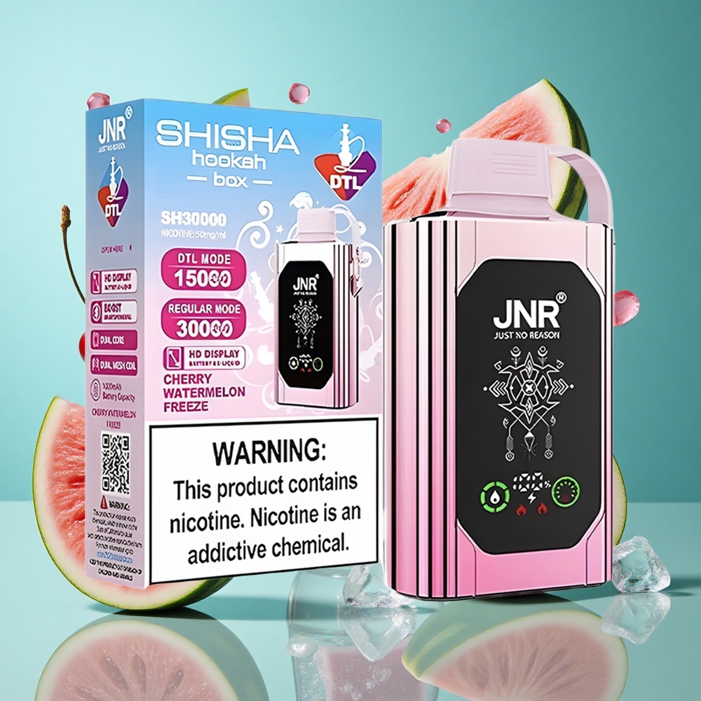 Череша-Диня Замразяване JNR Shisha Hookah Box 20500 Пуфове 25мл Bulgaria vapes