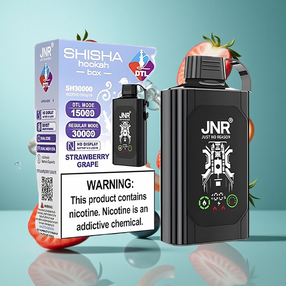 Ягода Грозде JNR Shisha Hookah Box 20500 Пуфове Dual Mesh Coil Bulgaria vapes