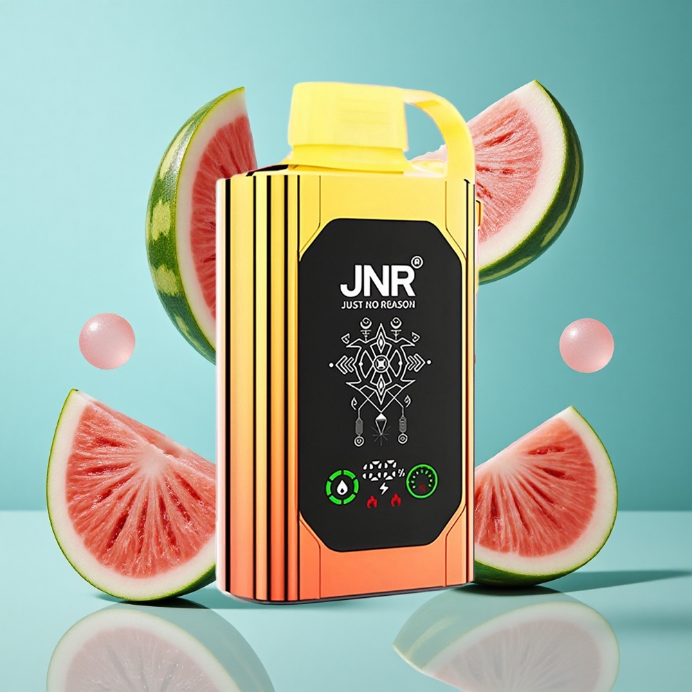 Диня Ягода Дъвка JNR Shisha Hookah Box 20500 Пуфове Dual Mesh Coil Bulgaria vapes