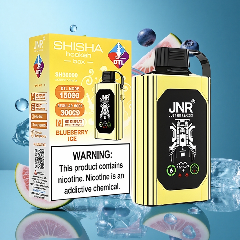 Боровинка Лед JNR Shisha Hookah Box 20500 Пуфове HD Display Bulgaria vapes