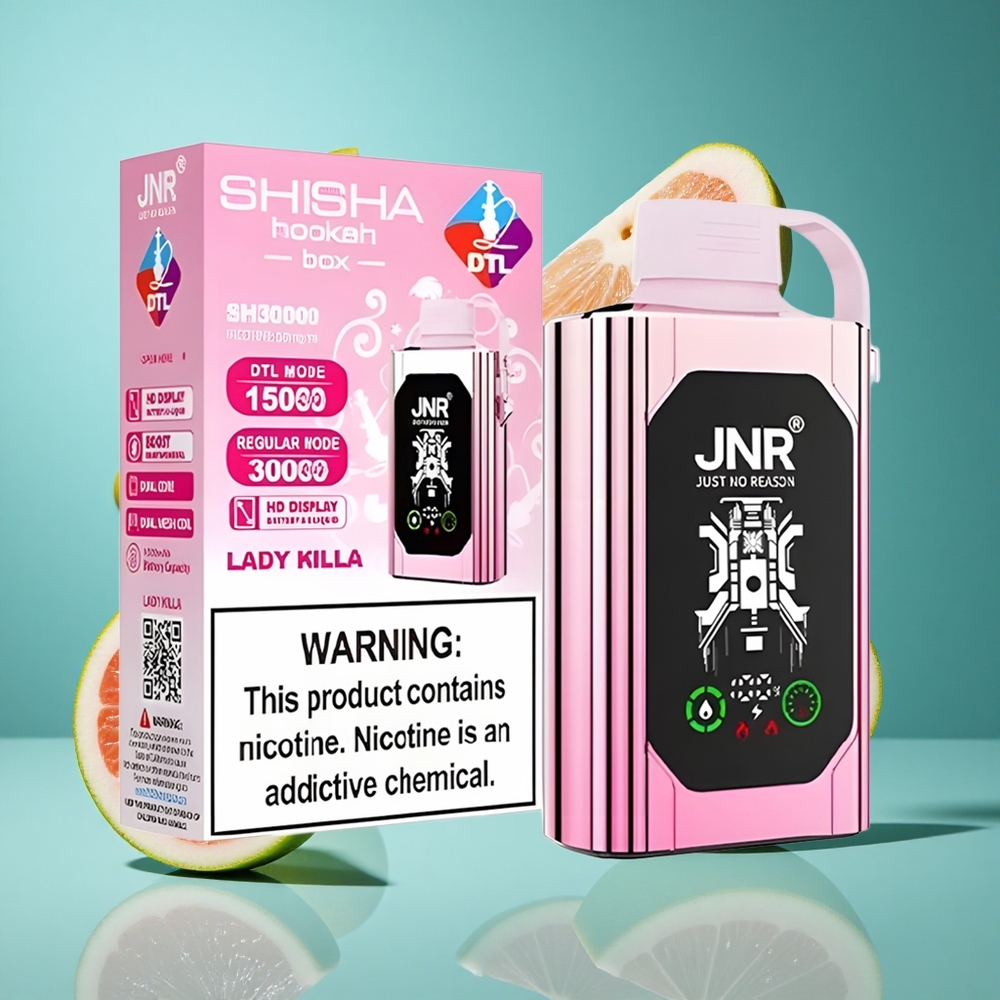 Лейди Кила JNR Shisha Hookah Box 20500 Пуфове HD Display Bulgaria vapes