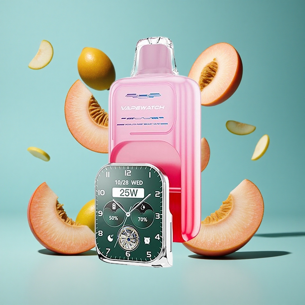 Комбинация праскова JNR Vape Watch 30000 Пуфове 19mL Bulgaria vapes