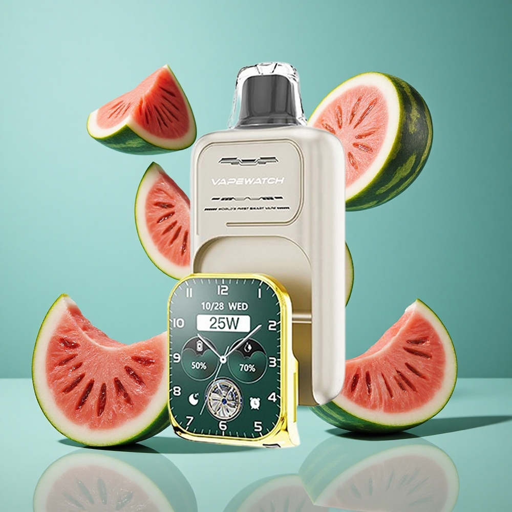 Диня Лед JNR Vape Watch 30000 Пуфове 19mL Dual Mesh Coil Bulgaria vapes