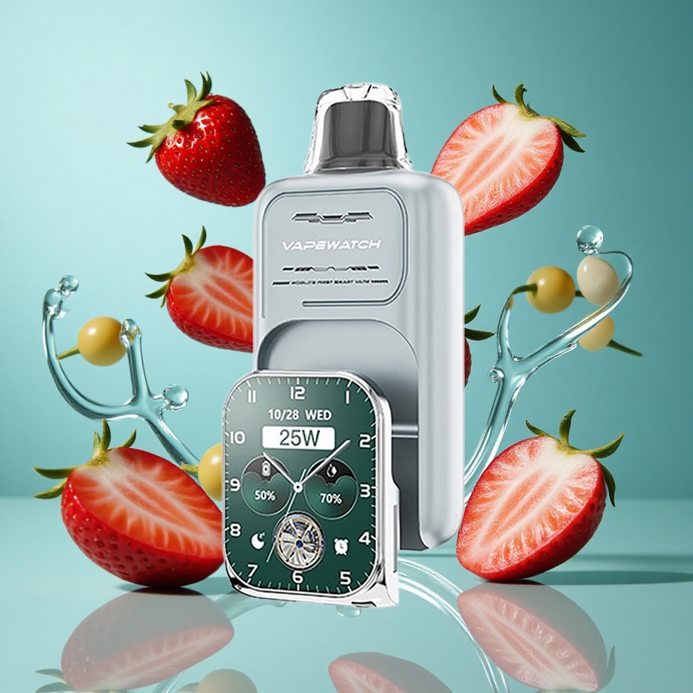 Ягода Лед JNR Vape Watch 30 000 Въздухоизточители 19мл Батерия 1000mAh Bulgaria vapes