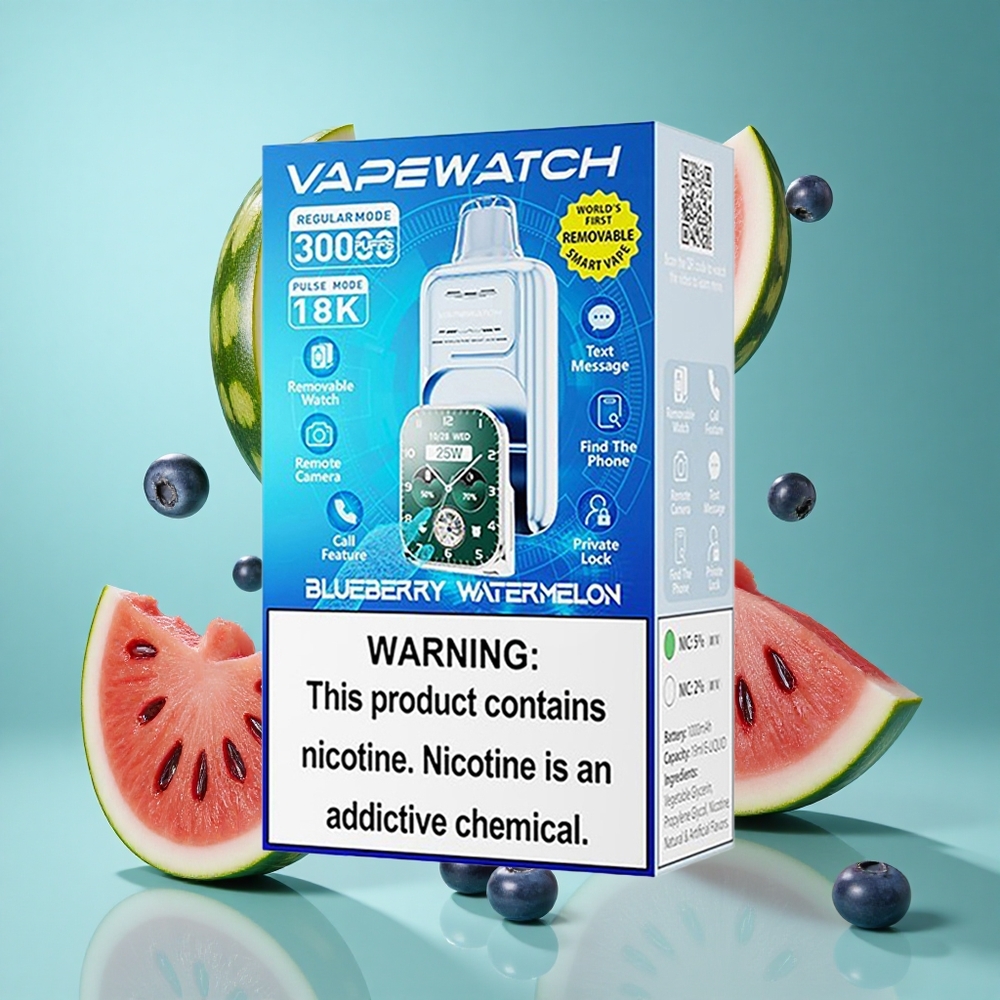 Боровинка Диня JNR Vape Watch 30 000 Пуфове 19mL Bulgaria vapes