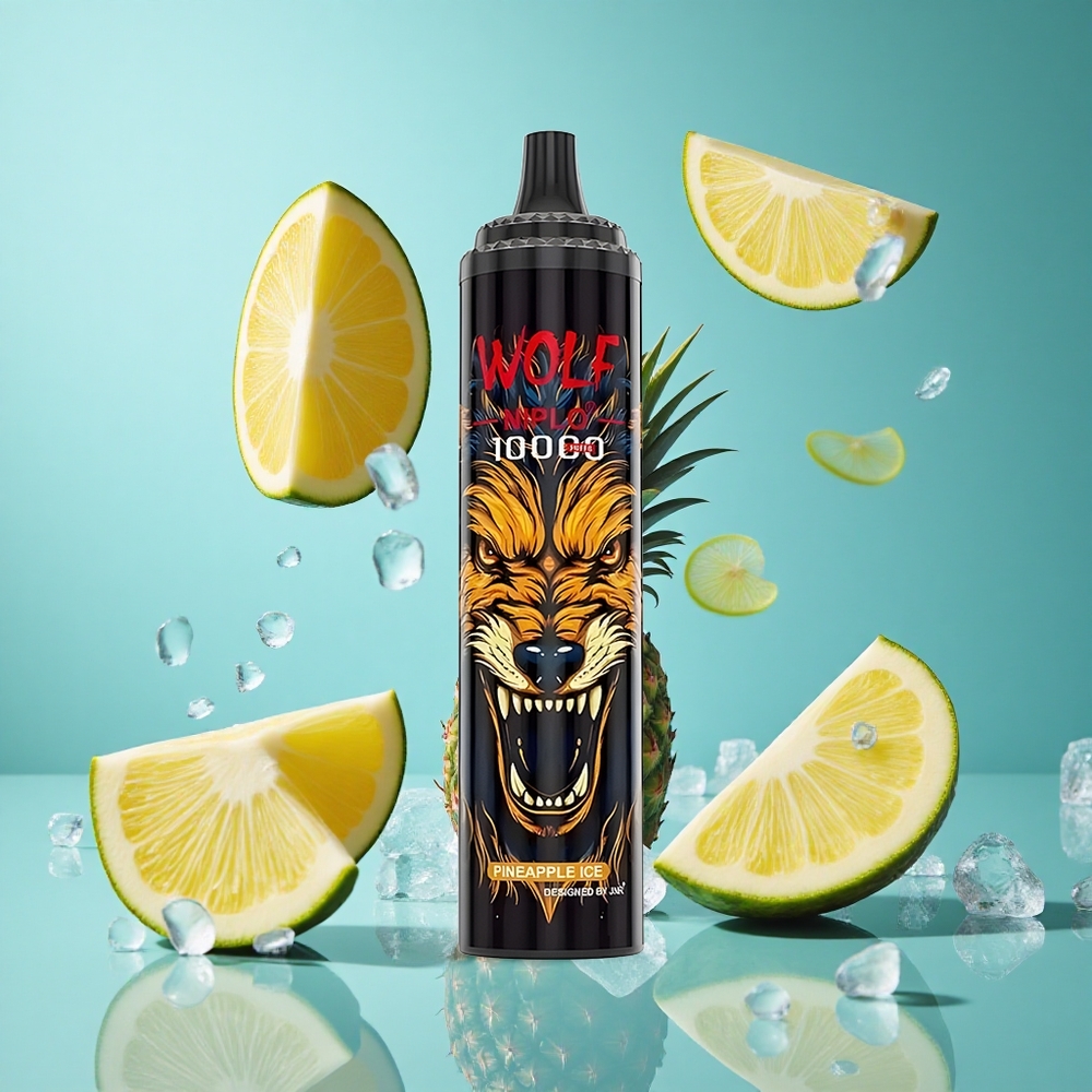 Ананас лед JNR Wolf Niplo 10000 Пуфове 20мл Bulgaria vapes